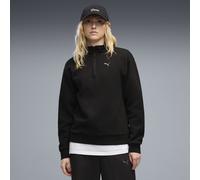 Sweatshirt PUMA "Essentials Elevated Standard Sweatshirt mit Reißverschluss amen, Gr. XL, schwarz, Obermaterial: 66% Baumwolle, 32% Polyester, 2% Elasthan. Besatz: 100% Baumwolle, Sweatshirts S