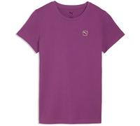 PUMA Essentials Elevated T-Shirt Damen 69 - plum wine L