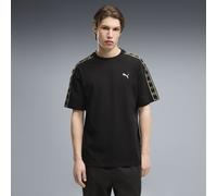 Puma T-Shirt ESS Elevated Tape Relaxed Tee Herren Schwarz XXL 100% Baumwolle Rundhals