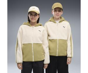 PUMA Essentials Elevated Winterized Relaxed Sweatjacke Teenager, Kleidung, Weiß, 9-10Y