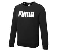 PUMA Essentials-Fleece-Sweatshirt für Kinder, Jugendliche, Jungen, Rundhalsausschnitt, Schwarz , 13 Jahre