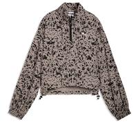 Puma Essentials Graphic Animal Relaxed AOP Woven Half-Zip Damen Jacke, braun S