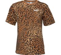 Puma ESSENTIALS GRAPHICS ANIMAL RELAXED AOP TEE Damen T-Shirt, farbmix, größe M