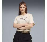 Puma ESSENTIALS GRAPHIC ANIMAL RELAXED TEE T-Shirt für Damen, beige, größe XS