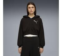 PUMA Essentials Graphics Bedazzled Kapuzenjacke Damen, Kleidung, Schwarz, M Black