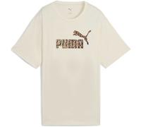 Puma ESSENTIALS GRPHIC ANIMAL RELXED TEE Damen T-Shirt, beige, größe XS