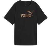 Puma ESSENTIALS GRPHIC ANIMAL RELXED TEE Damen T-Shirt, schwarz, größe XS