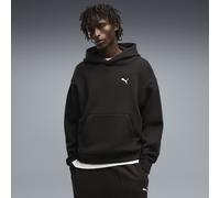 Hoodie PUMA "Essentials Heavy Fleece Boxy Oversized Hoodie Herren", Herren, Gr. S, schwarz, Obermaterial: 50% Polyester, 50% Baumwolle. Seitentasche - Oben: 100% Baumwolle, oversize, Sweatshirts Hoodi