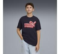 PUMA Essentials Logo Lab Relaxed Graphic T-Shirt Teenager, Kleidung, Blau, 11-12Y