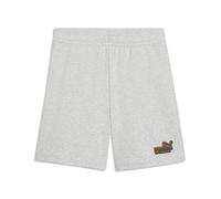 PUMA Essentials Logo Lab Relaxed Shorts Teenager, Accessoires, Grau, 7-8Y Gray