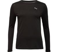 Puma ESSENTIALS LONG SLEEVE TEE Damen-T-Shirt, schwarz, größe M