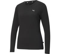 Puma ESSENTIALS LONG SLEEVE TEE Damen-T-Shirt, schwarz, größe M