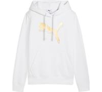 PUMA Essentials Metallic Fleece Hoodie Damen 52 - PUMA white/metallic gold M