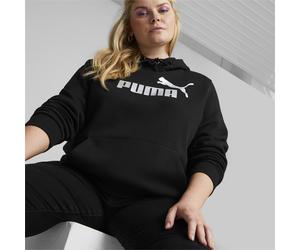 Puma Essentials+ Metallic Logo Schwarz/Silber Damen Sweatshirt Frau S S