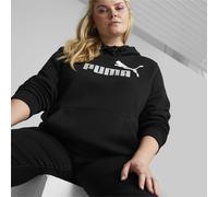 Puma Essentials+ Metallic Logo Schwarz/Silber Damen Sweatshirt L