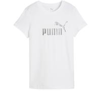Puma ESS METALLIC No. 1 Logo T-Shirt Damen | Mit Logo Print | White/Metallic Silver | Größe: XL White
