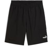 Shorts PUMA "ESS NO. 1 LOGO WOVEN CARGO SHORTS 9"", Herren, Gr. M, N-Gr, schwarz (puma schwarz), Obermaterial: 100% Polyester, unifarben, regular fit kniefrei, Hosen (25287253-M) puma schwarz