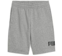 PUMA Essentials No. 1 Logo French Terry Sweatshorts Jungen 03 - medium gray heather 152