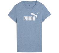PUMA Essentials No. 1 Logo Heather T-Shirt Damen 34 - cool blue heather S