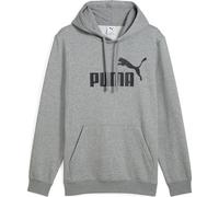 Hoodie PUMA "Essentials No. 1 Logo Hoodie Herren", Herren, Gr. XS, grau (medium gray heather), Obermaterial: 34% Polyester, 66% Baumwolle; Kapuzenfutter: 100% Baumwolle; Rippe: 97% Baumwolle, 3% Elast