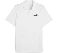 Puma ESSENTIALS NO.1 LOGO JERSEY POLO Herren-Poloshirt, weiß, größe L