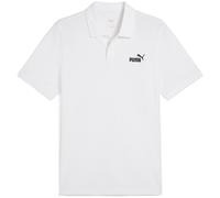PUMA Essentials No. 1 Logo Pique Poloshirt Herren 02 - PUMA white 3XL