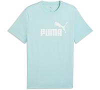 PUMA Herren T-Shirt - ESS No.1 Logo Tee, Rundhals, Kurzarm, uni Hellblau 3XL