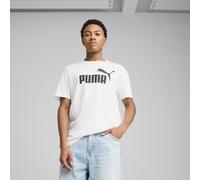 Puma T-Shirt Essentials No. 1 Logo Tee Herren – Rundhals, Regular Fit, Weiß/Schwarz – XL