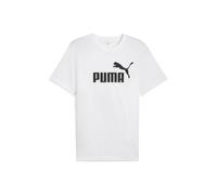 PUMA Unisex ESS No. 1 Logo Tee T-Shirts, PUMA White, S