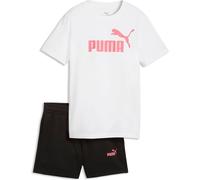 PUMA T-Shirt und Shorts Set Essentials No.1 Logo Kinder Weiß 13-14Y