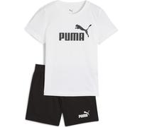 Puma Essentials No.1 Logo Tee and Shorts Set PS puma white-puma black (02) 98
