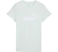 Puma ESS No. 1 Logo T-Shirt Damen | Mit Logo Print | Peaceful Blue | Größe: M Blue