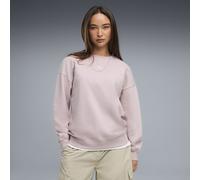 Sweatshirt PUMA "Essentials Oversized Sweatshirt Damen", Damen, Gr. XL, rosa (misty pink), Obermaterial: 34% Polyester, 66% Baumwolle. Rippe: 97% Baumwolle, 3% Elasthan, oversize, Rundhals, Sweatshirt