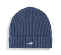 PUMA Essentials Patch Mid Crown Beanie, Accessoires, Dark Indigo, OSFA Blue