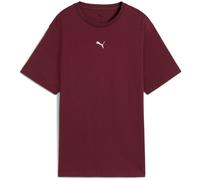 PUMA Essentials Relaxed T-Shirt Damen 96 - ruby shimmer M