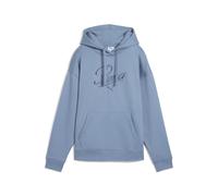 PUMA Essentials Script Comfort Hoodie Damen, Kleidung, Blau, S Blue