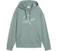 PUMA Unisex ESS Script Comfort Hoodie TR Kapuzenpullis, Green Moon, XS