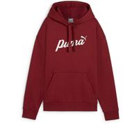Hoodie PUMA "ESS+ Script Damen" Gr. S, rot (intense red white rubber) Damen Sweatshirts (31515069-S) intense red white rubber