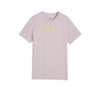 PUMA Essentials Script Glitter T-Shirt Teenager, Accessoires, Rosa, 15-16Y