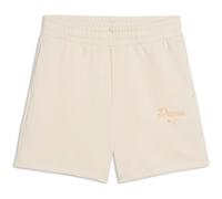 PUMA Damen Shorts ESS SCRIPT High-Waist Shorts 5 (691762) M Alpine Snow