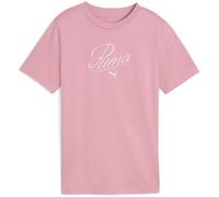 PUMA Essentials Script T-Shirt Teenager, Kleidung, Rosa, 13-14Y Pink
