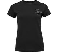 PUMA Essentials Script T-Shirt Damen 01 - PUMA black L