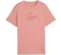 PUMA Essentials Script T-Shirt Mädchen 18 - pink fruit 128