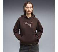 PUMA Essentials Sequins Hoodie Damen, Kleidung, Braun, XS