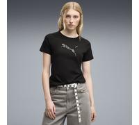 Puma ESSENTIALS SEQUINS TEE Damen-T-Shirt, schwarz, größe S