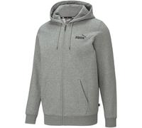 PUMA Essentials Small Logo Fleece-Kapuzenjacke Herren 03 - medium gray heather L