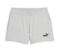 Puma Damen Shorts Essentials Small No. 1 Logo 4'' TR Light Gray Heather S (682438-04)