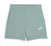 Puma ESS Small No. 1 Logo 5'' Hochgeschnittene Shorts Damen | Mit Plain | Green Moon | Größe: M Green