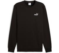 PUMA Herren ESS Small No. 1 Logo Crew FL Crew-Sweatshirts, PUMA Black,