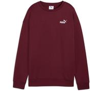 PUMA Essentials Small No. 1 Logo Relaxed Fleece Crew Sweatshirt Damen 96 - ruby shimmer L